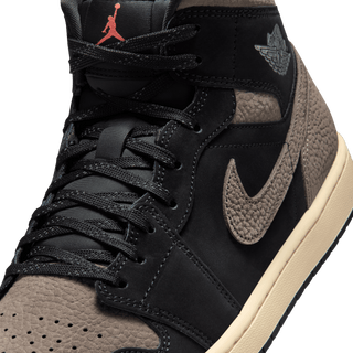 AIR JORDAN 1 MID SE - BLACK / OLIVE GREY