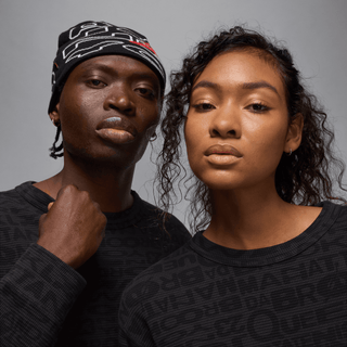 AWAKE NY X JORDAN THERMAL L/S CREW "BORO" - BLACK