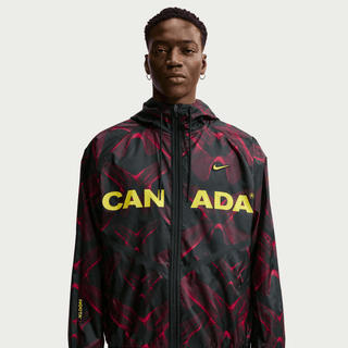 CANADA X NOCTA X NIKE "X2" ANTHEM JACKET - BLACK / UNIVERSITY RED