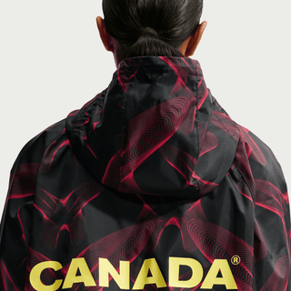 CANADA X NOCTA X NIKE "X2" ANTHEM JACKET - BLACK / UNIVERSITY RED