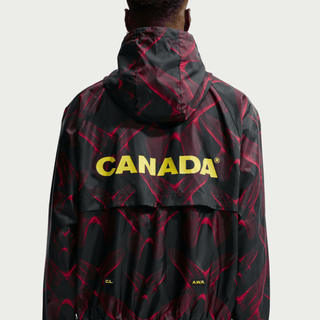 CANADA X NOCTA X NIKE "X2" ANTHEM JACKET - BLACK / UNIVERSITY RED