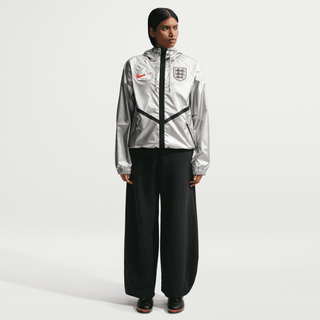ENGLAND X PALACE X NIKE "X2" ANTHEM JACKET - PEWTER GREY / BRIGHT CRIMSON