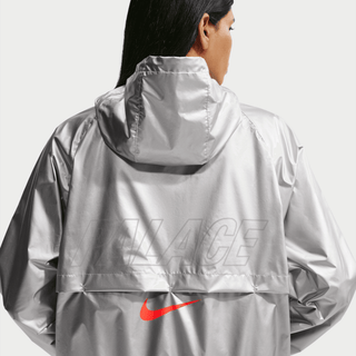 ENGLAND X PALACE X NIKE "X2" ANTHEM JACKET - PEWTER GREY / BRIGHT CRIMSON