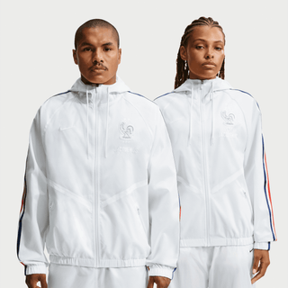 FRANCE X JACQUEMUS X NIKE "X2" ANTHEM JACKET - WHITE / GAME ROYAL / UNIVERSITY RED