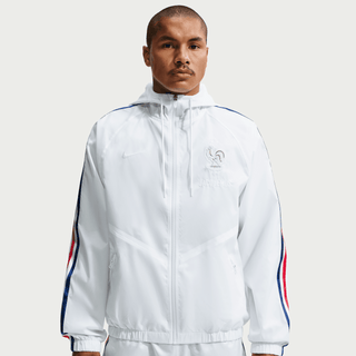 FRANCE X JACQUEMUS X NIKE "X2" ANTHEM JACKET - WHITE / GAME ROYAL / UNIVERSITY RED