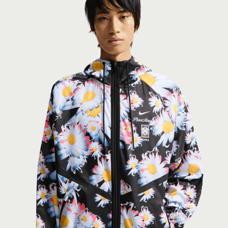 KOREA X PEACEMINUSONE X NIKE "X2" ANTHEM JACKET - BLACK / WHITE