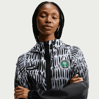 NIGERIA X SLAWN X NIKE "X2" ANTHEM JACKET - BLACK / WHITE