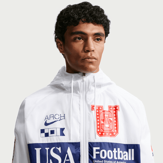 USA X V.A.A. X NIKE "X2" ANTHEM JACKET - WHITE / DEEP ROYAL BLUE