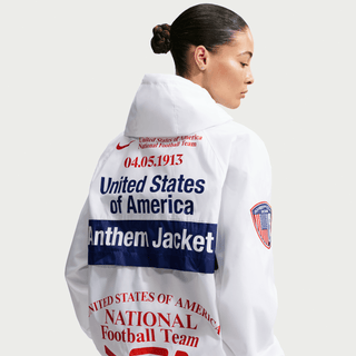 USA X V.A.A. X NIKE "X2" ANTHEM JACKET - WHITE / DEEP ROYAL BLUE