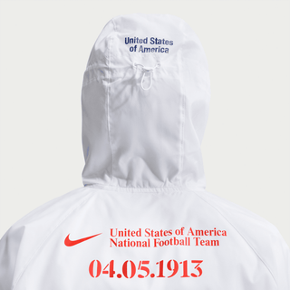USA X V.A.A. X NIKE "X2" ANTHEM JACKET - WHITE / DEEP ROYAL BLUE