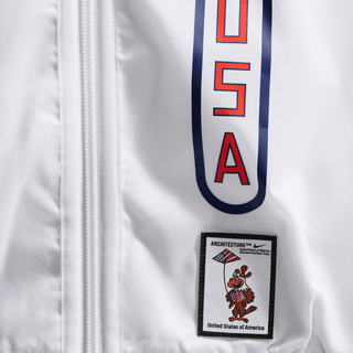 USA X V.A.A. X NIKE "X2" ANTHEM JACKET - WHITE / DEEP ROYAL BLUE