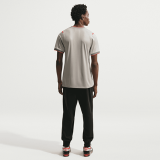 ENGLAND X PALACE X NIKE "X2" DRI-FIT ACADEMY PREMATCH JERSEY - PEWTER GREY / BRIGHT CRIMSON