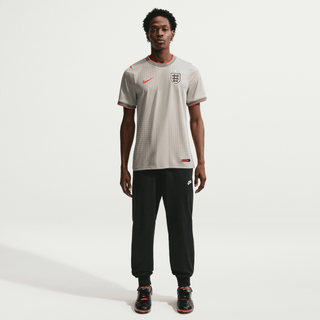 ENGLAND X PALACE X NIKE "X2" DRI-FIT ACADEMY PREMATCH JERSEY - PEWTER GREY / BRIGHT CRIMSON
