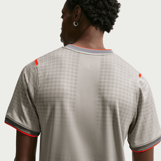 ENGLAND X PALACE X NIKE "X2" DRI-FIT ACADEMY PREMATCH JERSEY - PEWTER GREY / BRIGHT CRIMSON