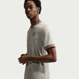 ENGLAND X PALACE X NIKE "X2" DRI-FIT ACADEMY PREMATCH JERSEY - PEWTER GREY / BRIGHT CRIMSON