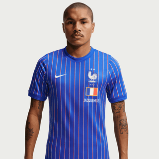 FRANCE X JACQUEMUS X NIKE "X2" DRI-FIT PREMATCH JERSEY - GAME ROYAL / UNIVERSITY RED
