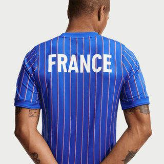 FRANCE X JACQUEMUS X NIKE "X2" DRI-FIT PREMATCH JERSEY - GAME ROYAL / UNIVERSITY RED