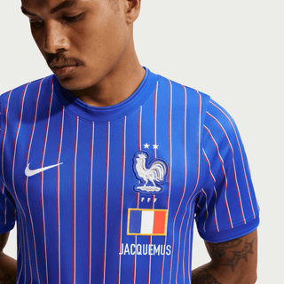 FRANCE X JACQUEMUS X NIKE "X2" DRI-FIT PREMATCH JERSEY - GAME ROYAL / UNIVERSITY RED