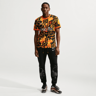 NETHERLANDS X PATTA X NIKE "X2" PREMATCH JERSEY - BLACK / ORANGE
