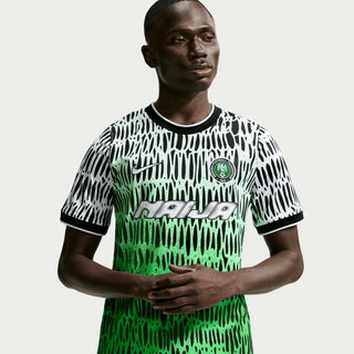 NIGERIA X SLAWN X NIKE "X2" ACADEMY PRO PREMATCH JERSEY - WHITE / BLACK