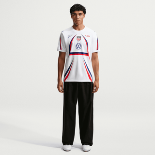 USA X V.A.A. X NIKE "X2" PREMATCH JERSEY - WHITE / DEEP ROYAL BLUE