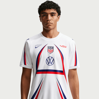 USA X V.A.A. X NIKE "X2" PREMATCH JERSEY - WHITE / DEEP ROYAL BLUE