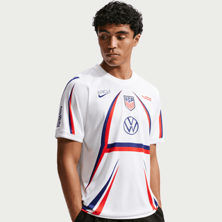 USA X V.A.A. X NIKE "X2" PREMATCH JERSEY - WHITE / DEEP ROYAL BLUE