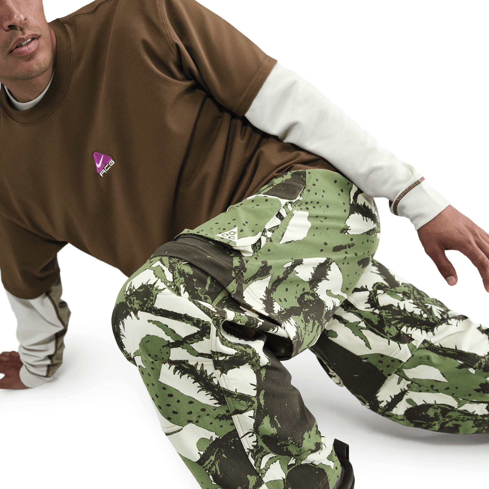 ACG SMITH SUMMIT MENS ZIP CARGO PANTS - LIGHT KHAKI / MOSSWOOD ACG SMITH SUMMIT MENS ZIP CARGO PANTS - LIGHT KHAKI / MOSSWOOD