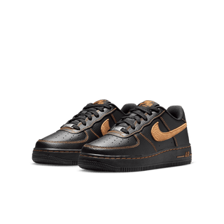 AIR FORCE 1 LV8 5 (GS) - BLACK / DESERT OCHRE