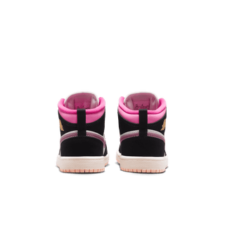 JORDAN 1 MID SE (PS) - BLACK / PINKSICKLE