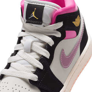 JORDAN 1 MID SE (PS) - BLACK / PINKSICKLE