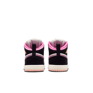 JORDAN 1 MID SE (TD) - BLACK / PINKSICKLE