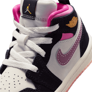 JORDAN 1 MID SE (TD) - BLACK / PINKSICKLE