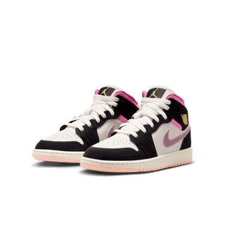 AIR JORDAN 1 MID SE (GS) - BLACK / PINKSICKLE