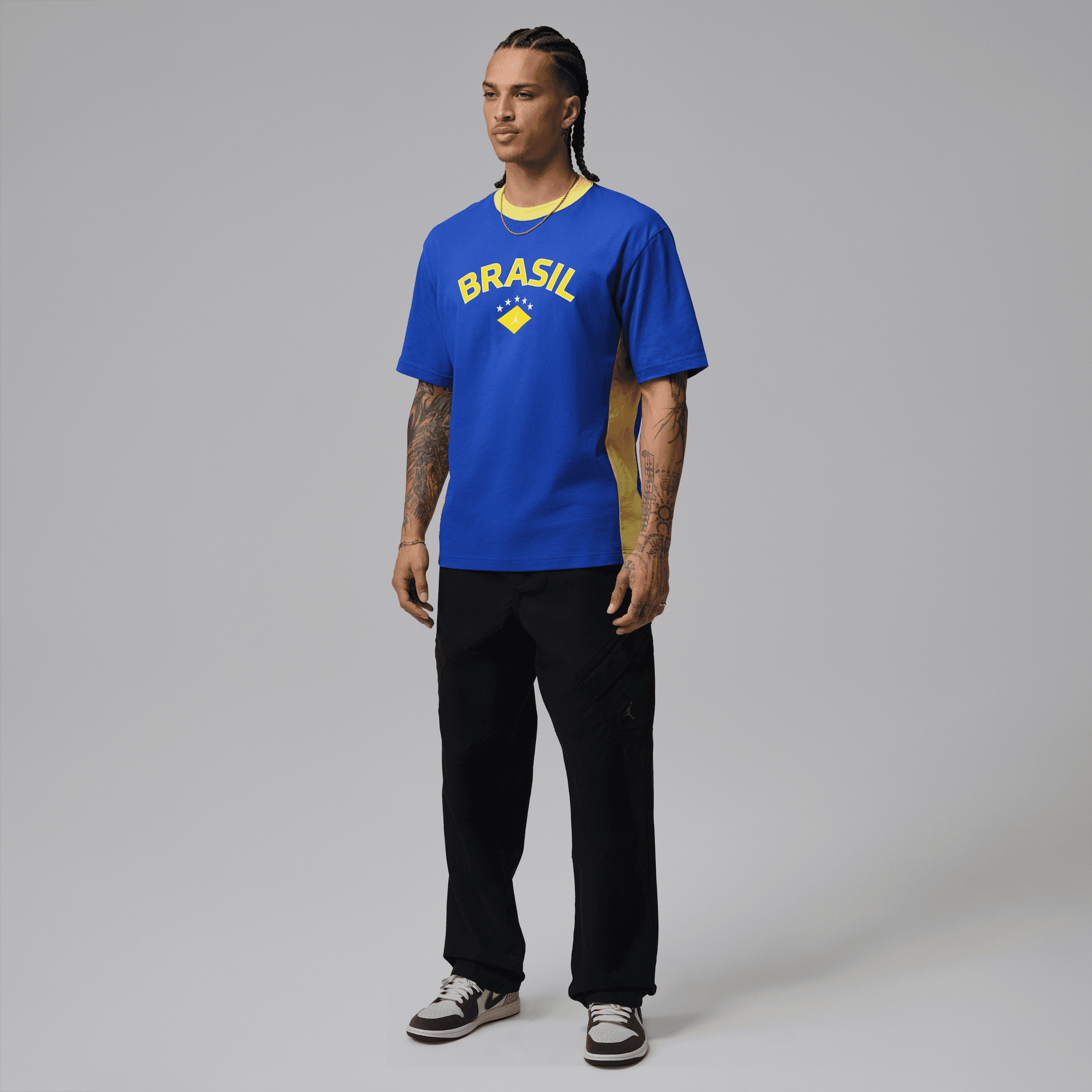 JORDAN 85 BRASIL TEE - OLD ROYAL – lapstoneandhammer.com JORDAN 85 BRASIL TEE - OLD ROYAL – lapstoneandhammer.com