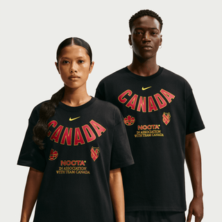CANADA X NOCTA X NIKE "X2" CS TEE - BLACK / GYM RED