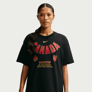 CANADA X NOCTA X NIKE "X2" CS TEE - BLACK / GYM RED