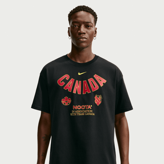 CANADA X NOCTA X NIKE "X2" CS TEE - BLACK / GYM RED