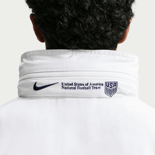 USA X V.A.A. X NIKE "X2" WOVEN STAFF JACKET - WHITE / DEEP ROYAL BLUE