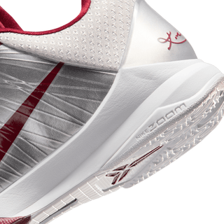 KOBE 5 PROTRO "METALLIC SILVER / TEAM RED"
