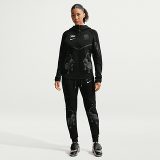 NETHERLANDS X PATTA X NIKE "X2" TECH FLEECE FULL-ZIP WINDRUNNER HOODIE - BLACK