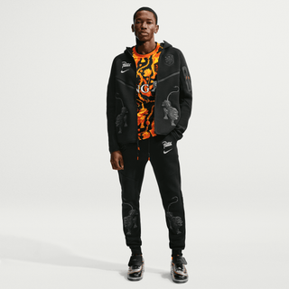 NETHERLANDS X PATTA X NIKE "X2" TECH FLEECE FULL-ZIP WINDRUNNER HOODIE - BLACK