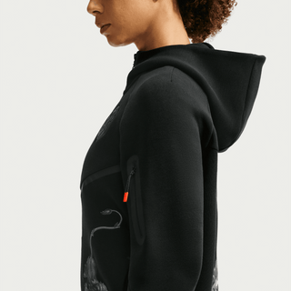 NETHERLANDS X PATTA X NIKE "X2" TECH FLEECE FULL-ZIP WINDRUNNER HOODIE - BLACK