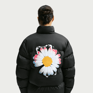 KOREA X PEACEMINUSONE X NIKE "X2" PUFFER JACKET - BLACK / WHITE