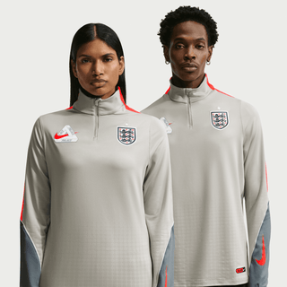 ENGLAND X PALACE X NIKE "X2" DRILL TOP - PEWTER GREY / COOL GREY