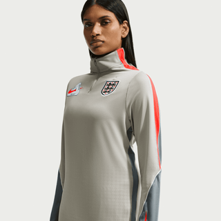 ENGLAND X PALACE X NIKE "X2" DRILL TOP - PEWTER GREY / COOL GREY