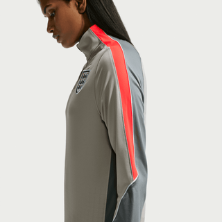 ENGLAND X PALACE X NIKE "X2" DRILL TOP - PEWTER GREY / COOL GREY