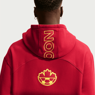 CANADA X NOCTA X NIKE "X2" CS FLEECE HOODIE - GYM RED / BLACK
