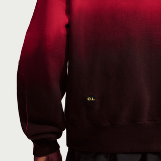 CANADA X NOCTA X NIKE "X2" CS FLEECE HOODIE - GYM RED / BLACK