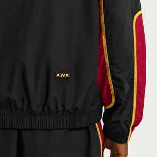 CANADA X NOCTA X NIKE "X2" NORTHSTAR NYLON TRACK JACKET - BLACK / GYM RED